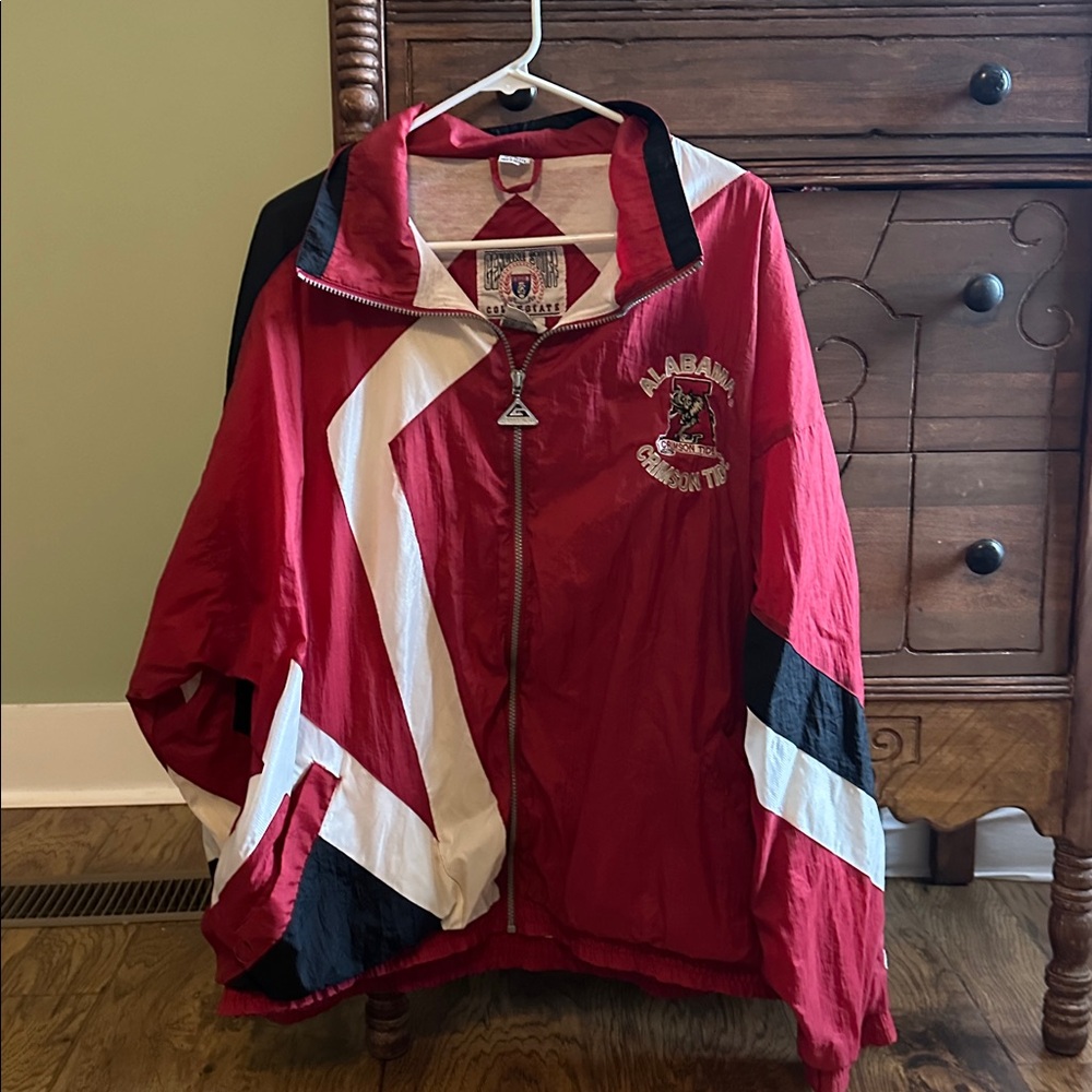 Alabama Crimson Tide Red Windbreaker Jacket